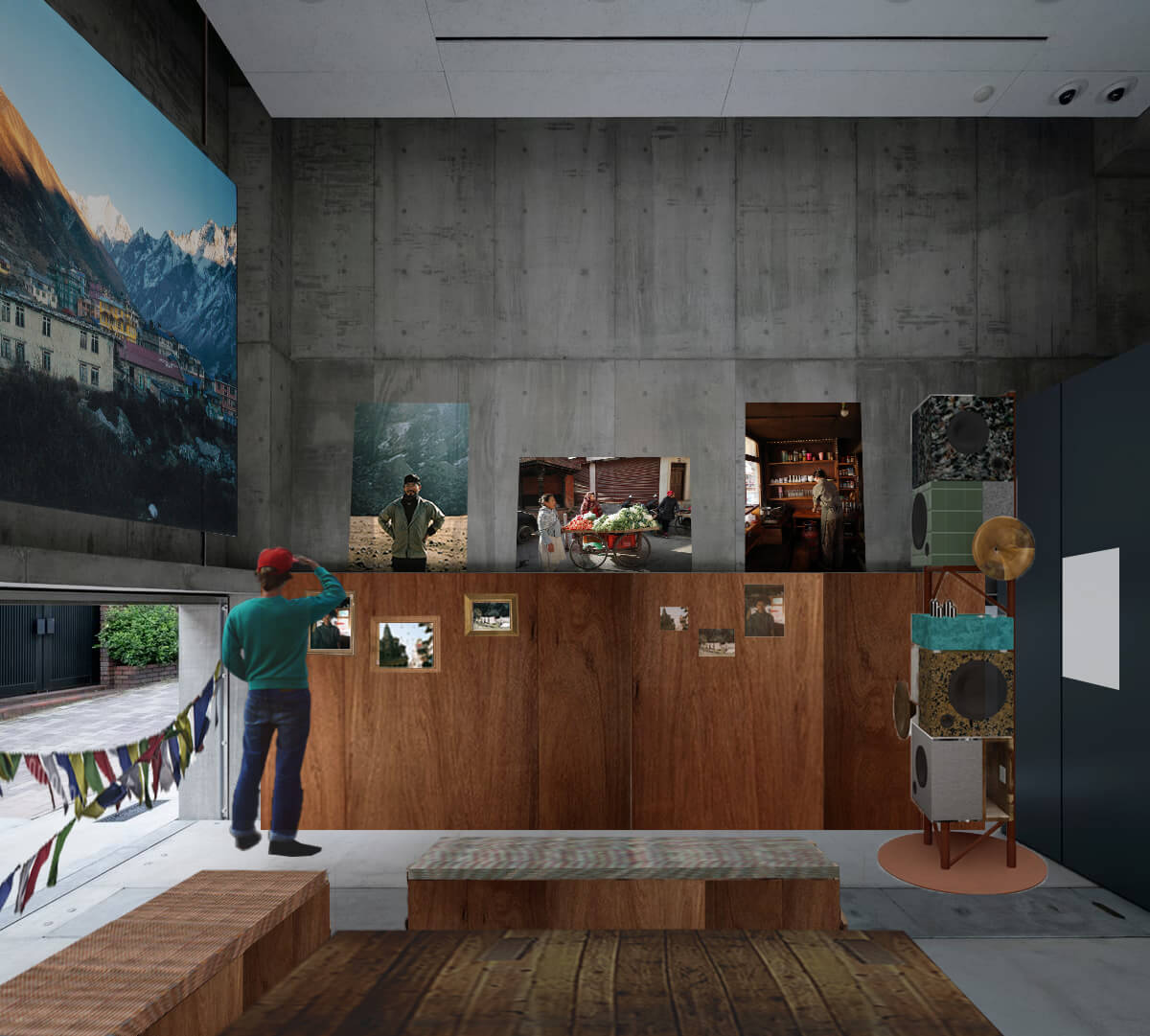 MIDNIGHT PIZZA CLUB Special Exhibitionにて音響装置「noon by